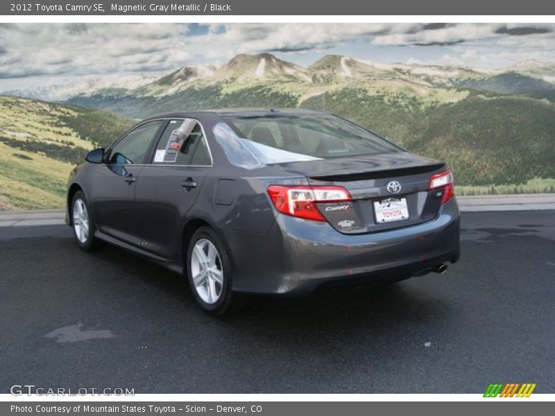 Magnetic Gray Metallic / Black 2012 Toyota Camry SE