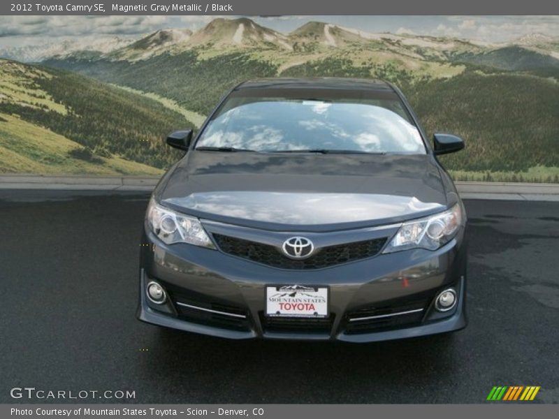 Magnetic Gray Metallic / Black 2012 Toyota Camry SE