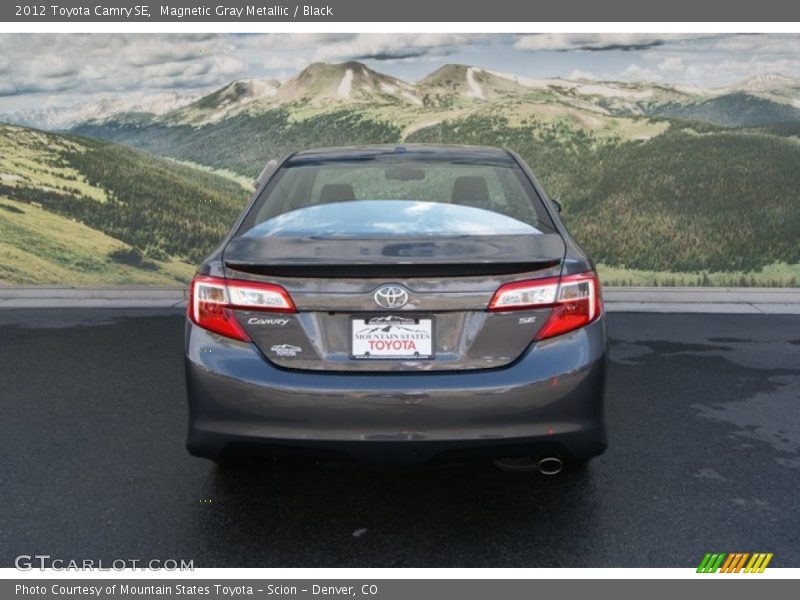 Magnetic Gray Metallic / Black 2012 Toyota Camry SE