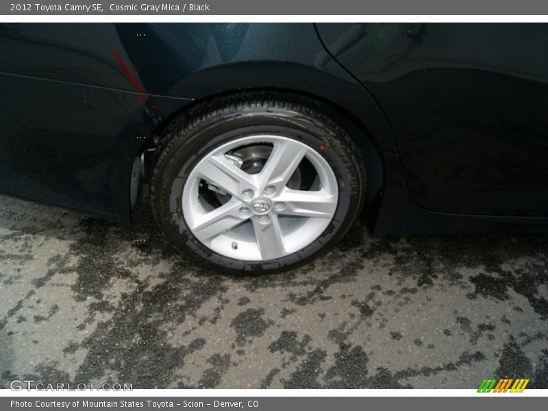 Cosmic Gray Mica / Black 2012 Toyota Camry SE