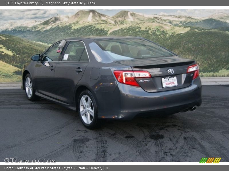 Magnetic Gray Metallic / Black 2012 Toyota Camry SE
