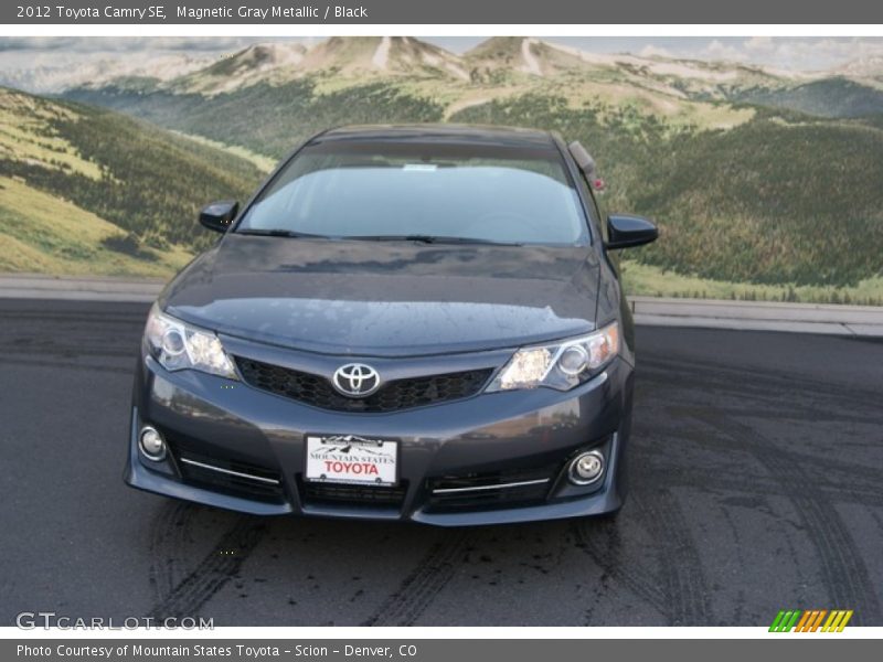 Magnetic Gray Metallic / Black 2012 Toyota Camry SE