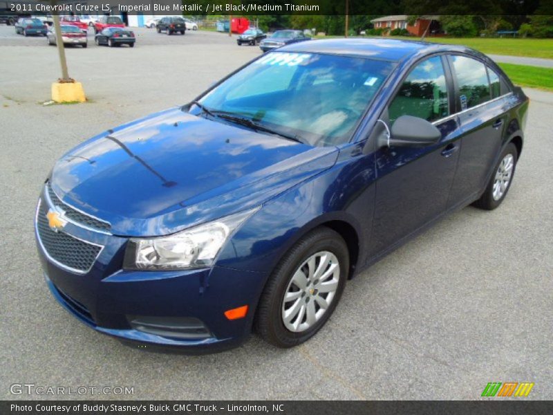 Imperial Blue Metallic / Jet Black/Medium Titanium 2011 Chevrolet Cruze LS