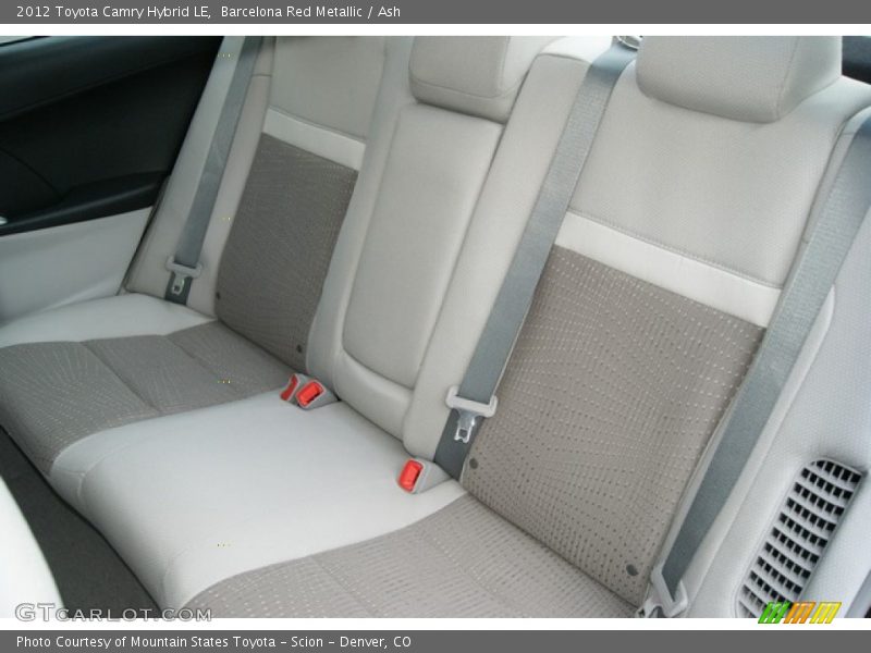 Barcelona Red Metallic / Ash 2012 Toyota Camry Hybrid LE