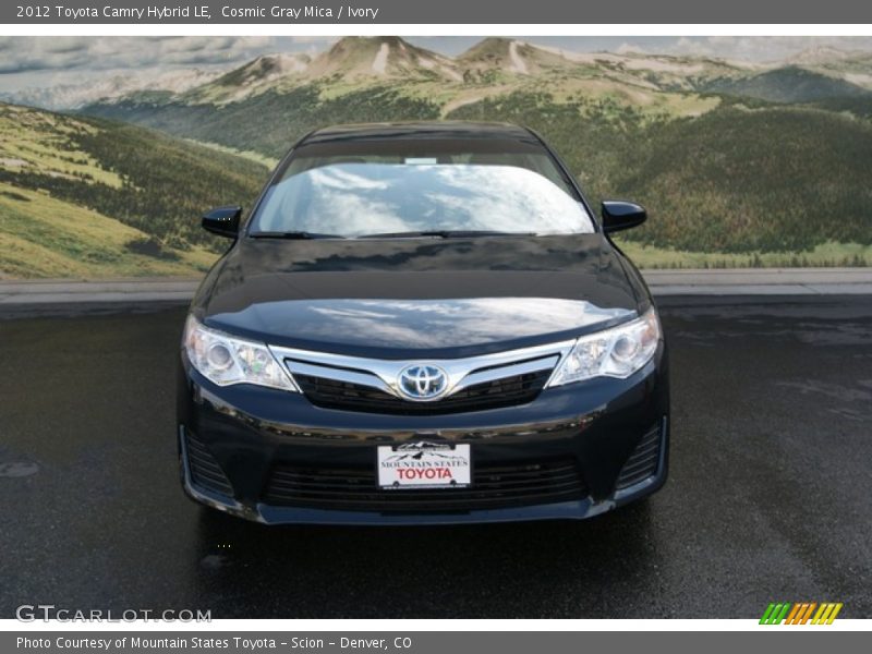 Cosmic Gray Mica / Ivory 2012 Toyota Camry Hybrid LE
