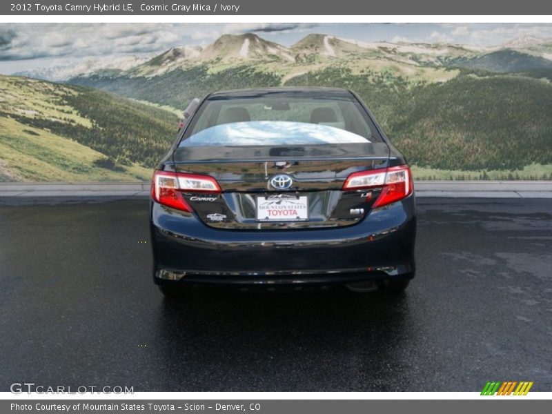 Cosmic Gray Mica / Ivory 2012 Toyota Camry Hybrid LE