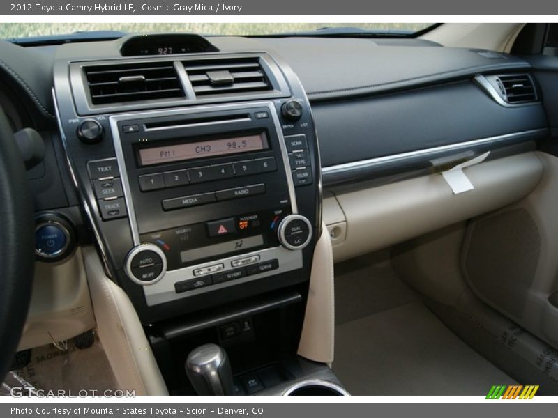 Cosmic Gray Mica / Ivory 2012 Toyota Camry Hybrid LE