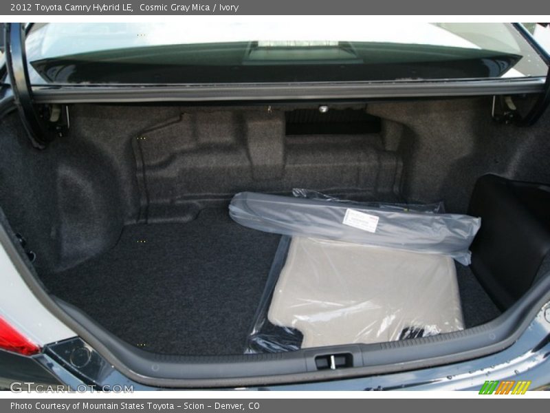 Cosmic Gray Mica / Ivory 2012 Toyota Camry Hybrid LE
