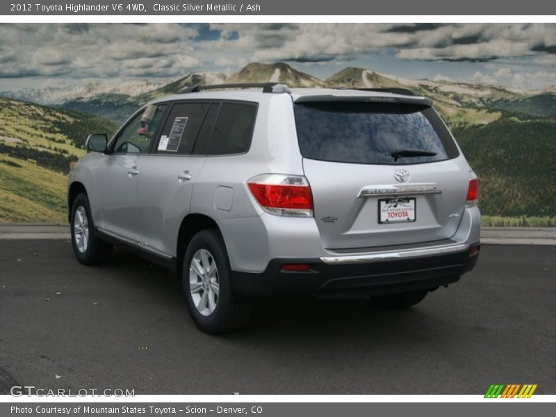 Classic Silver Metallic / Ash 2012 Toyota Highlander V6 4WD