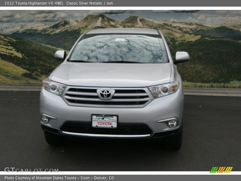 Classic Silver Metallic / Ash 2012 Toyota Highlander V6 4WD