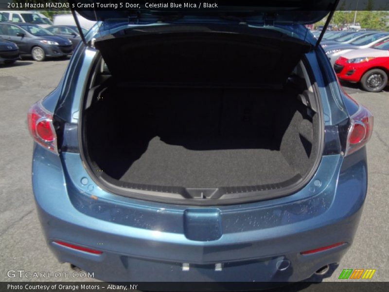 Celestial Blue Mica / Black 2011 Mazda MAZDA3 s Grand Touring 5 Door
