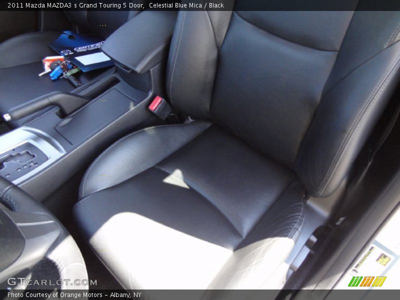 Celestial Blue Mica / Black 2011 Mazda MAZDA3 s Grand Touring 5 Door