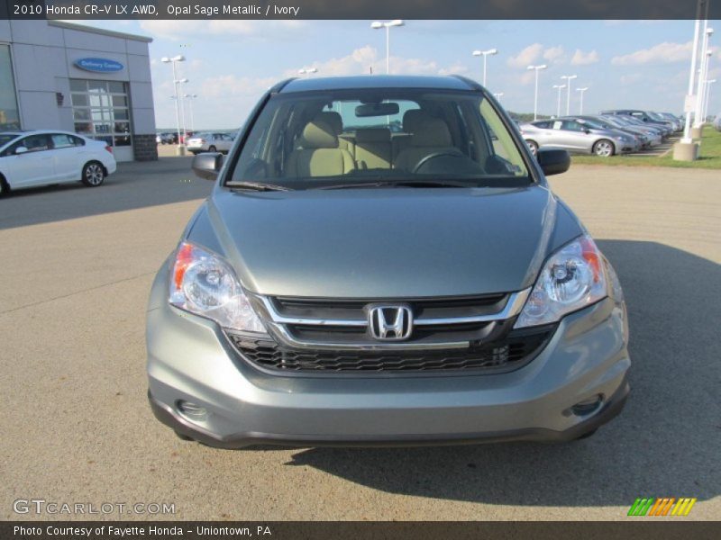 Opal Sage Metallic / Ivory 2010 Honda CR-V LX AWD