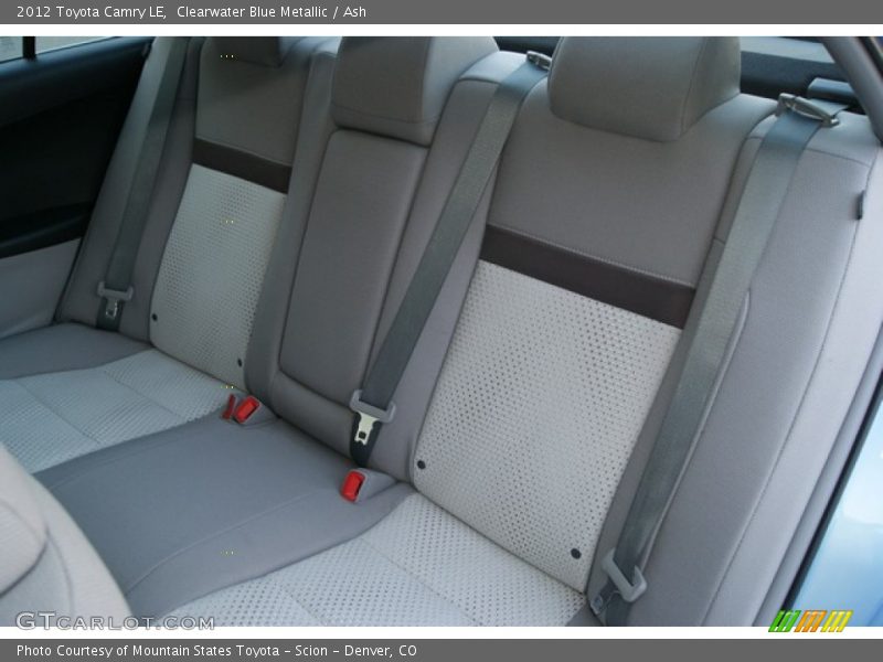 Clearwater Blue Metallic / Ash 2012 Toyota Camry LE