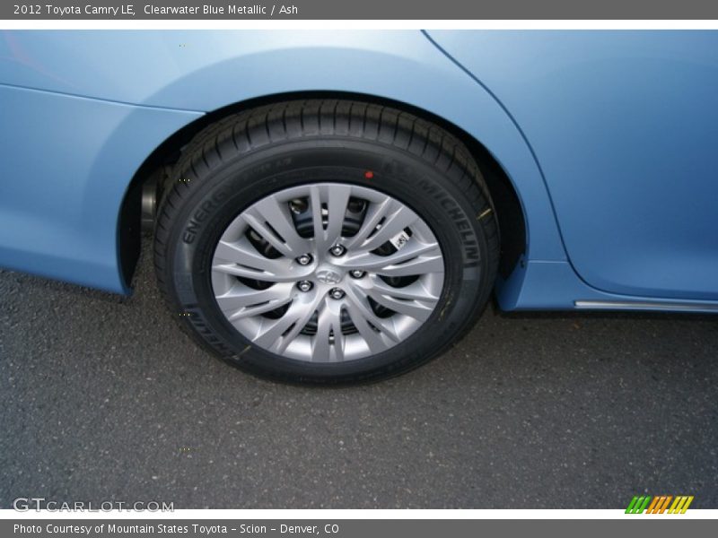 Clearwater Blue Metallic / Ash 2012 Toyota Camry LE