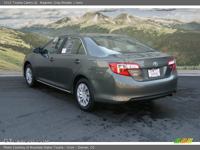 Magnetic Gray Metallic / Ivory 2012 Toyota Camry LE