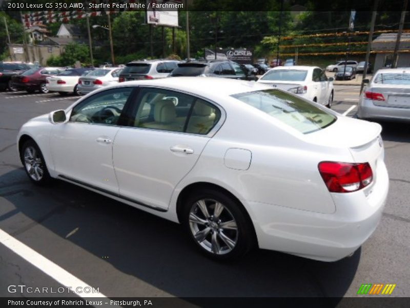 Starfire Pearl White / Parchment 2010 Lexus GS 350 AWD