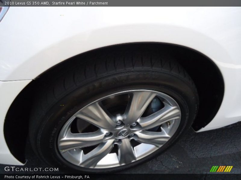 Starfire Pearl White / Parchment 2010 Lexus GS 350 AWD
