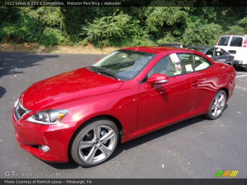 Front 3/4 View of 2012 IS 250 C Convertible