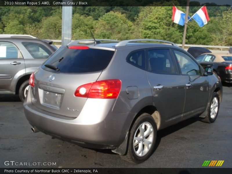 Gotham Gray / Black 2010 Nissan Rogue S AWD