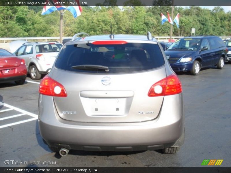 Gotham Gray / Black 2010 Nissan Rogue S AWD