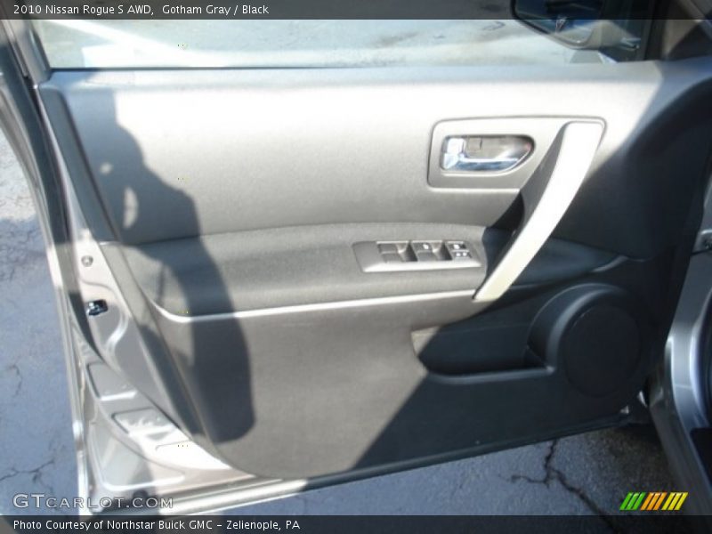 Gotham Gray / Black 2010 Nissan Rogue S AWD