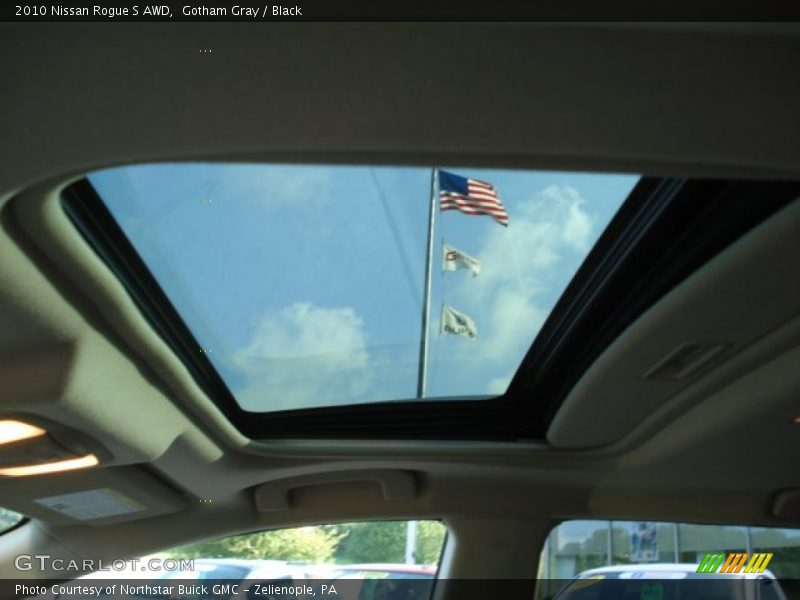 Gotham Gray / Black 2010 Nissan Rogue S AWD