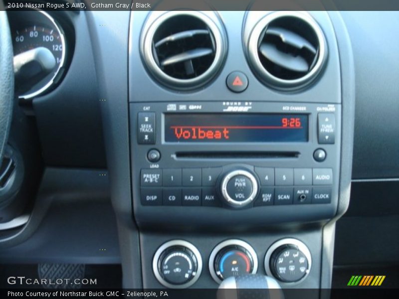 Gotham Gray / Black 2010 Nissan Rogue S AWD