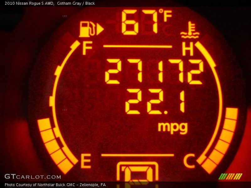 Gotham Gray / Black 2010 Nissan Rogue S AWD