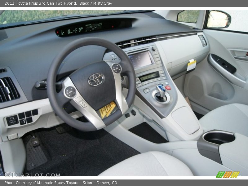 Black / Misty Gray 2012 Toyota Prius 3rd Gen Two Hybrid