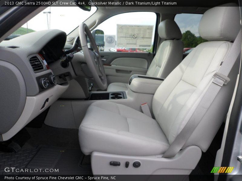 Front Seat of 2013 Sierra 2500HD SLT Crew Cab 4x4