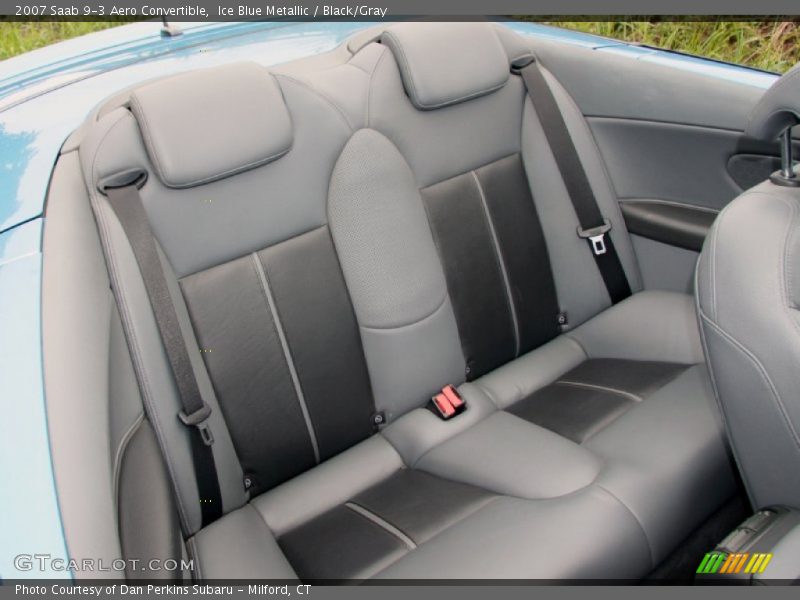 Rear Seat of 2007 9-3 Aero Convertible