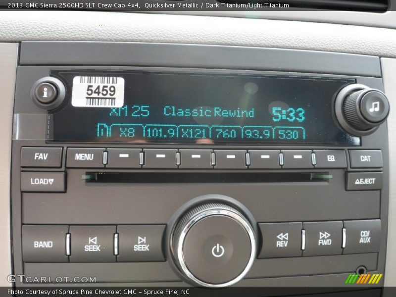 Audio System of 2013 Sierra 2500HD SLT Crew Cab 4x4