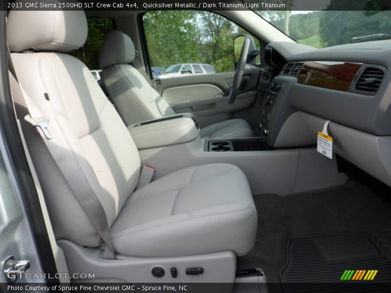  2013 Sierra 2500HD SLT Crew Cab 4x4 Dark Titanium/Light Titanium Interior