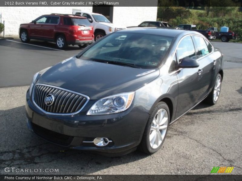 Cyber Gray Metallic / Medium Titanium 2012 Buick Verano FWD