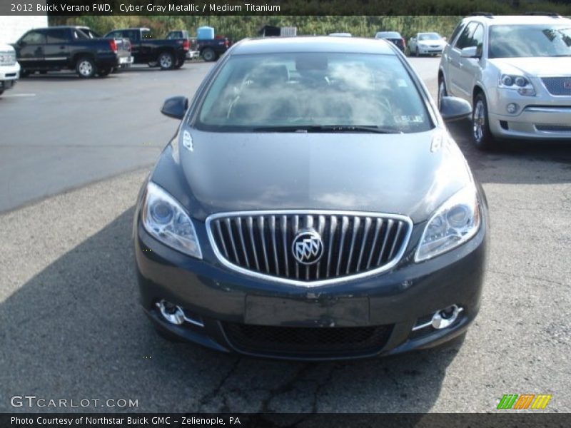 Cyber Gray Metallic / Medium Titanium 2012 Buick Verano FWD