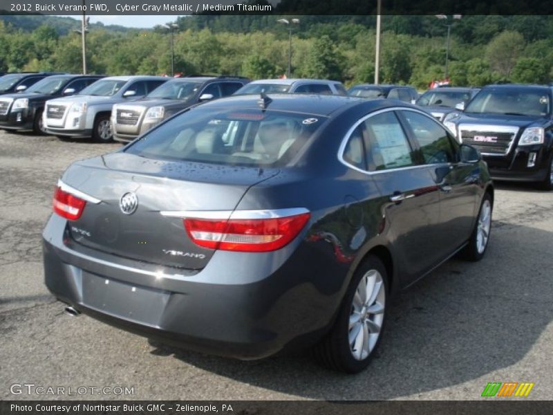 Cyber Gray Metallic / Medium Titanium 2012 Buick Verano FWD