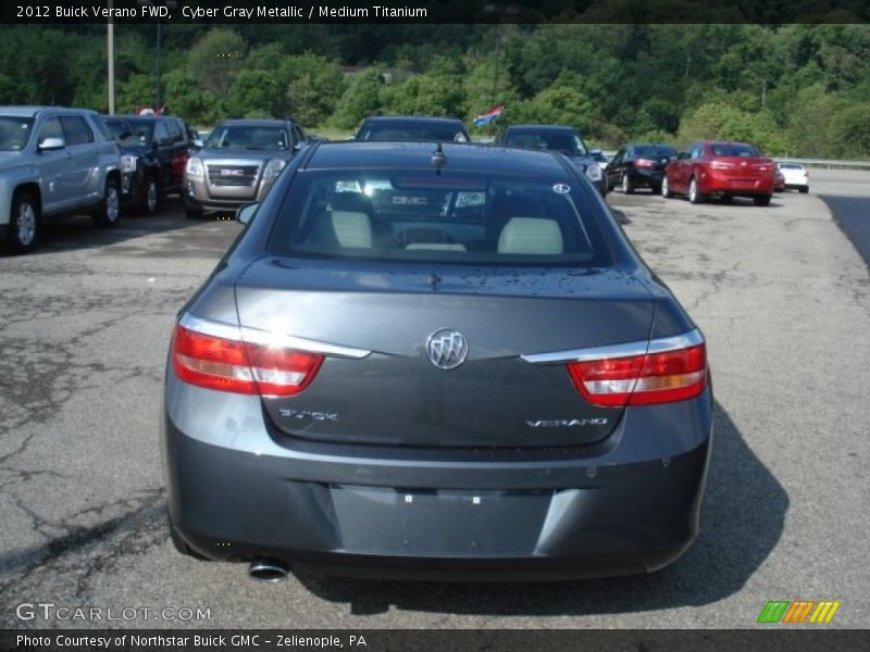 Cyber Gray Metallic / Medium Titanium 2012 Buick Verano FWD