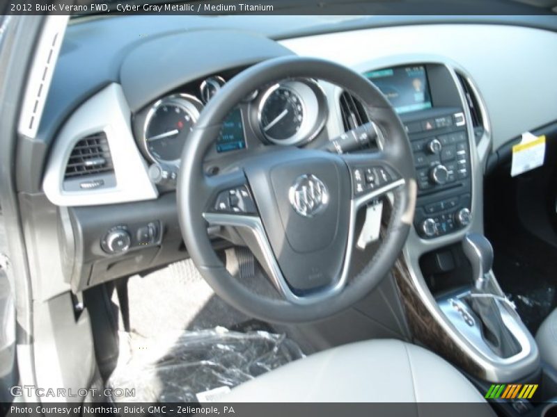 Cyber Gray Metallic / Medium Titanium 2012 Buick Verano FWD