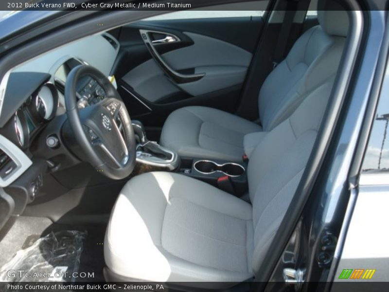 Cyber Gray Metallic / Medium Titanium 2012 Buick Verano FWD