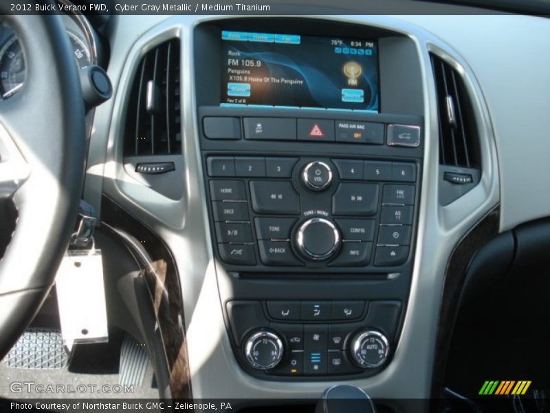 Cyber Gray Metallic / Medium Titanium 2012 Buick Verano FWD