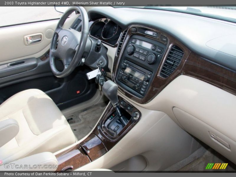 Millenium Silver Metallic / Ivory 2003 Toyota Highlander Limited 4WD