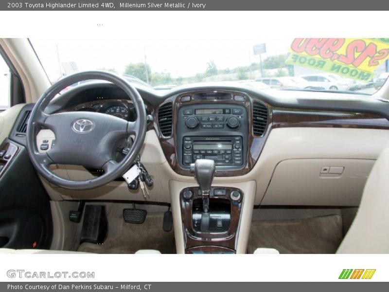 Millenium Silver Metallic / Ivory 2003 Toyota Highlander Limited 4WD