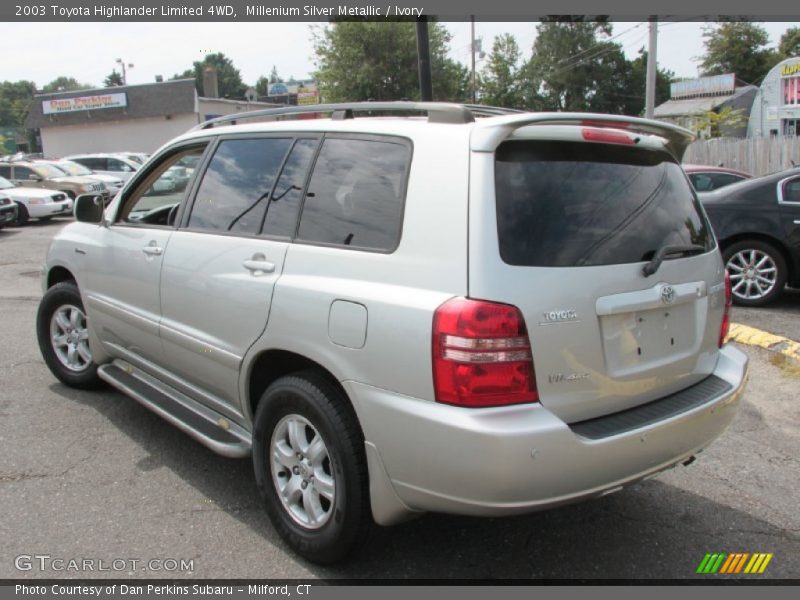 Millenium Silver Metallic / Ivory 2003 Toyota Highlander Limited 4WD