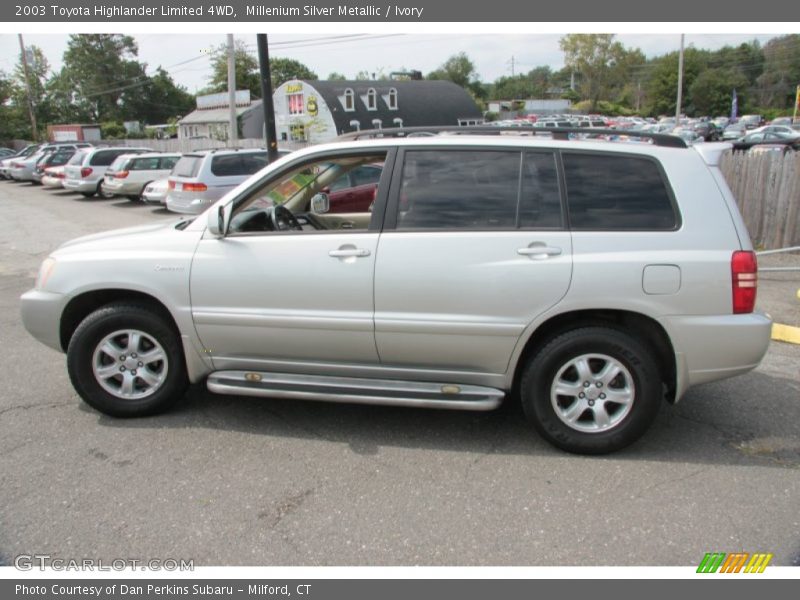 Millenium Silver Metallic / Ivory 2003 Toyota Highlander Limited 4WD