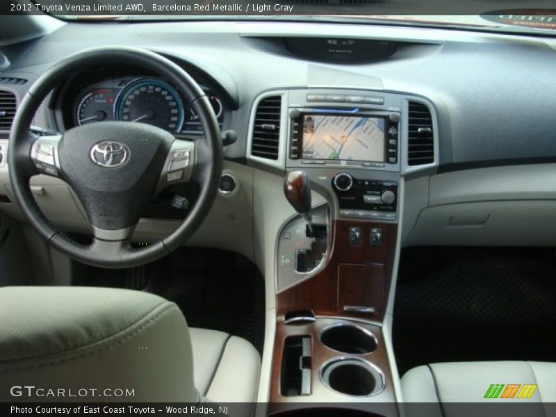 Barcelona Red Metallic / Light Gray 2012 Toyota Venza Limited AWD