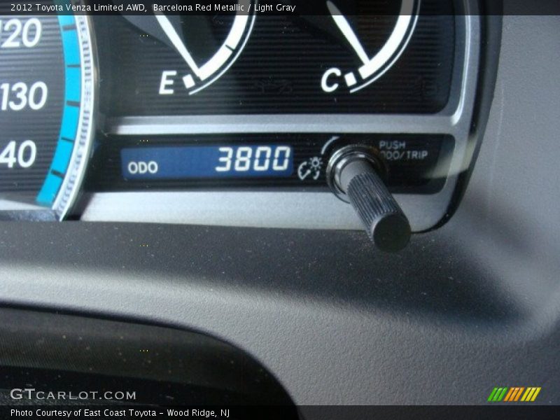 Barcelona Red Metallic / Light Gray 2012 Toyota Venza Limited AWD