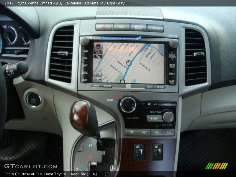 Barcelona Red Metallic / Light Gray 2012 Toyota Venza Limited AWD