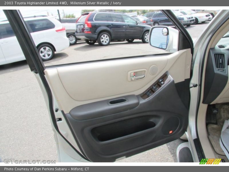 Millenium Silver Metallic / Ivory 2003 Toyota Highlander Limited 4WD