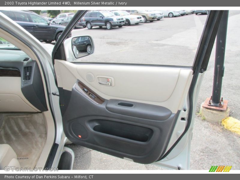 Millenium Silver Metallic / Ivory 2003 Toyota Highlander Limited 4WD